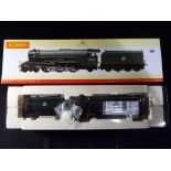 Model railways - Hornby - a boxed steam locomotive OO gauge R2341 BR462 Class A3 Windsor Lad DC