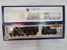 Bachmann - an OO scale model locomotive 4-6-0 Class 4 standard loco, op no 75029, double chimney,
