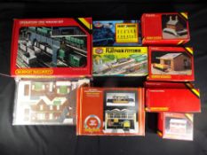Hornby, Airfix & Superquick - Nine boxes of scenics and One packet, includes Hornby R511, R506,