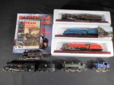 Tri-ang, Lima & Atlas Editions - Four OO gauge unboxed steam locomotives,