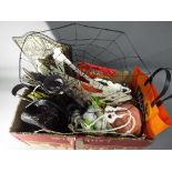Halloween - A box containing a good mixed lot of Halloween accessories, props and similar.