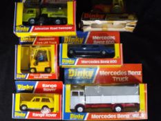 Dinky Toys - Six diecast model vehicles by Dinky Toys in original boxes.