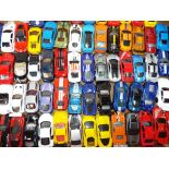 Hot Wheels - In excess of 80 unboxed diecast model vehicles by Hot Wheels.