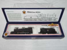 Bachmann - an OO scale model locomotive 2-6-0 93xx class Mogul op no 5328, BR black livery,