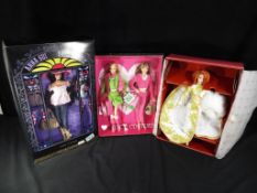 Barbie by Mattel - a collection of three boxed Barbie Collector dolls,