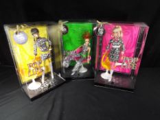 Barbie by Mattel - a collection of three Pop Life boxed Barbie dolls to include Barbie 50th