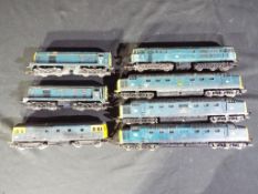 Lima & Hornby - OO gauge Seven diesel locomotives, comprising op no's 55001, 55010, 55002,