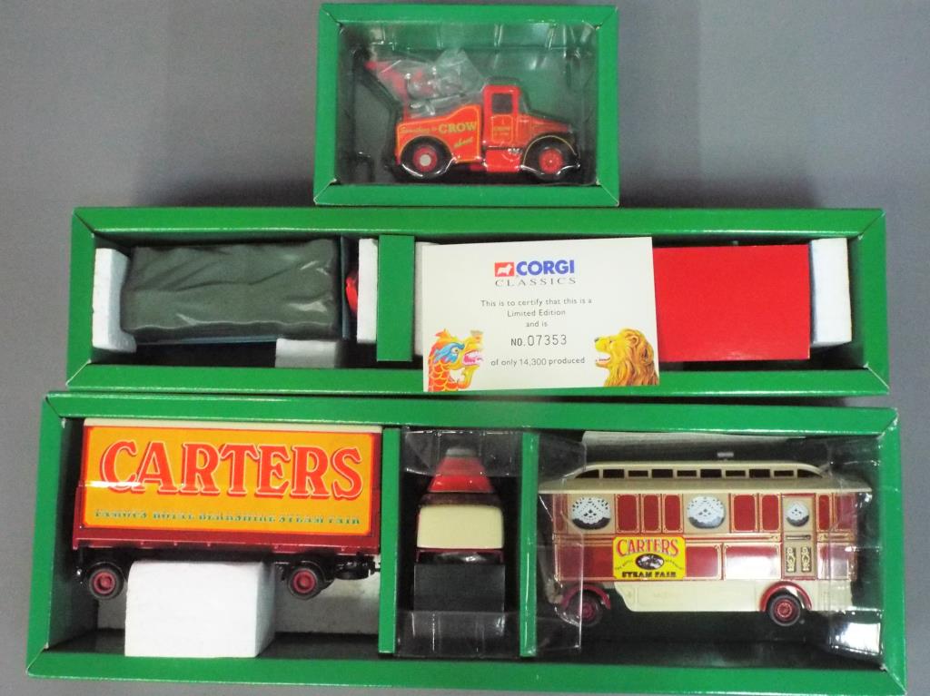 Corgi - Three 1/50 scale trucks in original boxes, comprising 16101 Scammell Highwayman crane set, - Image 2 of 2