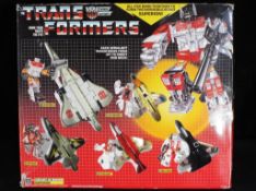 Hasbro Transformers - A boxed Hasbro Transformers G1 Aerialbot Air Warrior Superion 1985.