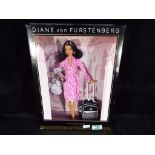 Barbie by Mattel - Gold Label Barbie Collector Diane von Furstenberg Barbie doll, in original box,