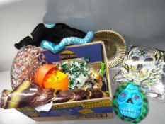 Halloween - A quantity of Halloween props, party accessories and similar,