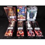 Action Figures - seven action figures by Hasbro and Artasylum, comprising Star Wars Stormtrooper,