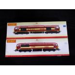 Hornby - Two Boxed Diesel Electric OO Gauge Locomotives by Hornby.