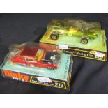 Dinky - Two boxed diecast model racing cars comprising, No.213 Ford Capri Rally Car and No.