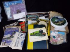 A good collection of railway and model railway magazines, postcards, and ephemera.