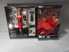Barbie by Mattel - a collection of two Barbie dolls to include Herve Leger by Max Azria Gold Label