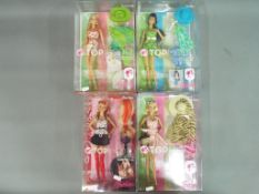 Barbie by Mattel - a collection of four boxed Barbie dolls to include Top Model Teresa,