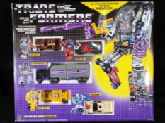 Hasbro Transformers - A boxed Hasbro Transformers G1 Stunticon Super Warrior Menasor 1985.