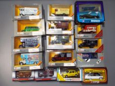 Corgi - 16 boxed diecast model vehicles in various scales.