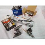 Model Engines - Five model engines predominately boxed and modelling tools.