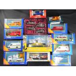 Corgi, Lledo - 13 boxed diecast model vehicles in various scales.