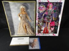 Barbie by Mattel - a collect of two boxed Barbie dolls to include Barbie tokidoki collectable Black