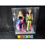 Barbie by Mattel - Moschino Barbie doll gift set Gold Label Collection model #DRW81, 1 of 4300 made.