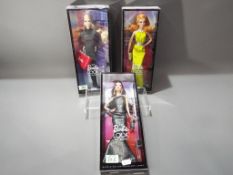 Barbie by Mattel - a collection of three Barbie Collector Black Label dolls boxed,