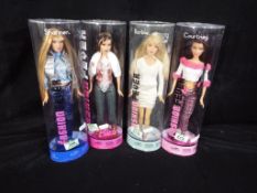 Barbie by Mattel - a collection of four boxed Fashion Fever Barbie dolls to include Courtney,
