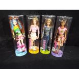 Barbie by Mattel - a collection of four boxed Fashion Fever Barbie dolls to include Teresa, Barbie,