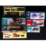 Corgi - Seven boxed diecast model vehicle and vehicle sets (predominantly Eddie Stobart related) to