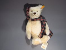 Steiff - a hand-made Bear entitled Hamish from the 'Steiff Four Seasons Bears' series by Danbury