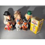 Wombles - a collection of six hard plastic Wombles, featuring Wellington, Uncle Bulgaria, Orinoco,