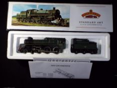 Bachmann - A boxed OO Gauge No.31-106A Standard 4MT 4-6-0 Steam Locomotive and Tender. Op.No.