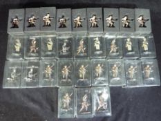 A collection of 30 metal military models by DeAgostini.