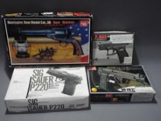 A good lot or scale model BB guns to include Remington, Beretta and others,