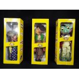 Pelham Puppets - three boxed puppets comprising Frog, Cowgirl and Mother,