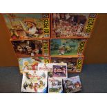 Wombles - a quantity of jigsaw puzzles featuring The Wombles to include six 100-piece jigsaws by