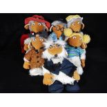 Wombles - a collection of five soft toy Wombles characters by Just Love,