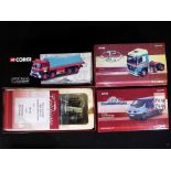 Corgi - Four limited edition 1:50 scale diecast model vehicles by Corgi to include # CC13814 (with