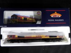 Bachmann Branch-Line - A boxed Bachmann OO gauge 32 - 730 Class 66 diesel locomotive op no.