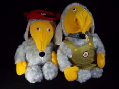 Wombles - two large soft body Womble toys, approximately 75 cm talls.