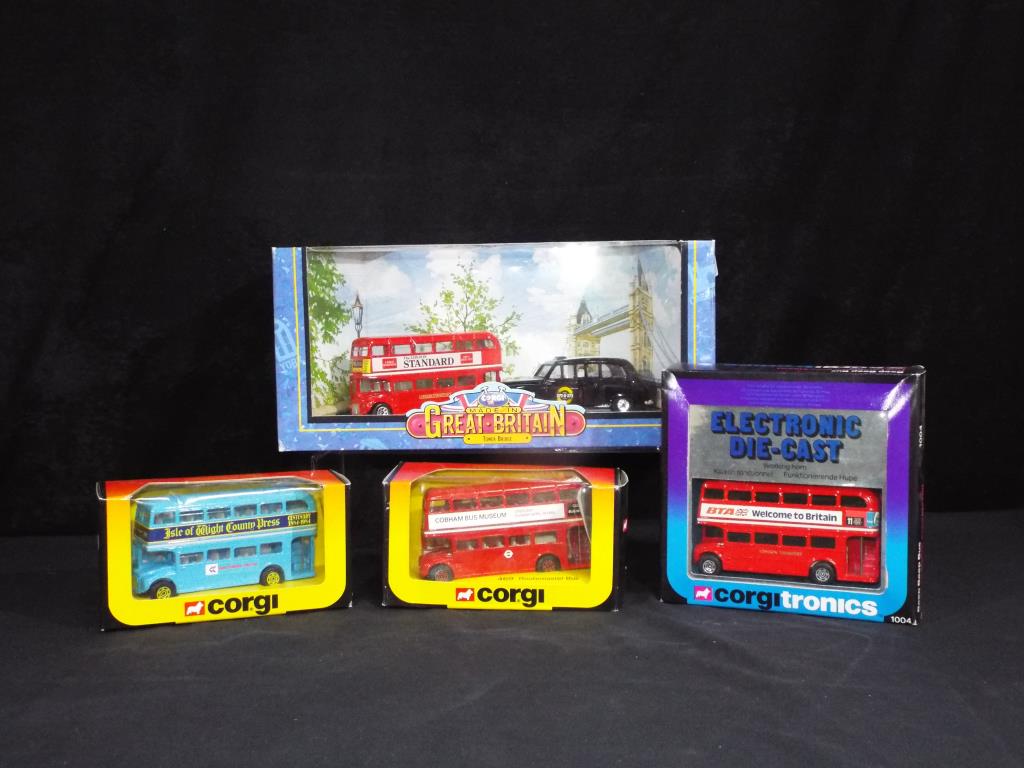 Diecast - Corgi - four vintage boxed Corgi vehicles,