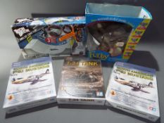 Tamiya - three Tamiya interactive CD Roms on military vehicles to include T-34 tank,