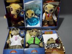 Meerkats - a quantity of limited edition Meerkats to include Sergei, Maiya, Safari Oleg, Alexander,