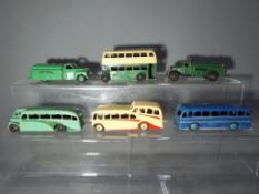 Dinky - A collection of six unboxed diecast model motor vehicles by Dinky to include # 30p, # 25d,