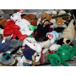 Alarge quantity of Ty Beany soft toys and similar