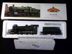 Bachmann - A boxed OO Gauge No.31-304 Manor Class 4-6-0 Steam Locomotive and Tender. Op.No.