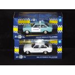 Model Icons - Two boxed Model Icons 1:18 scale Police Vehicles.
