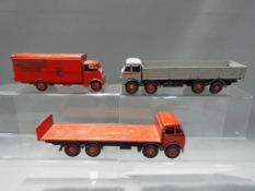 Dinky - Three unboxed diecast model motor vehicles by Dinky to include # 514, # 501 and # 503.